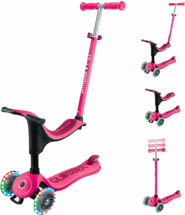 Svetleči otroški skiro Globber