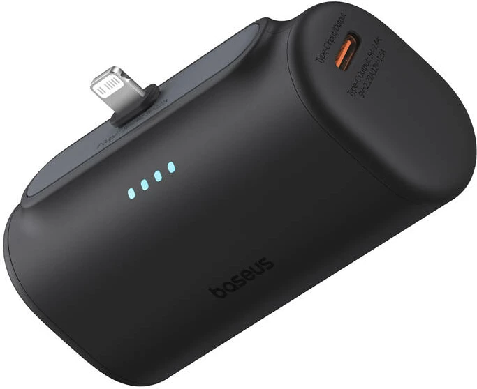Powerbank 5000 mAh 20 W, Baseus Compact IP, črn