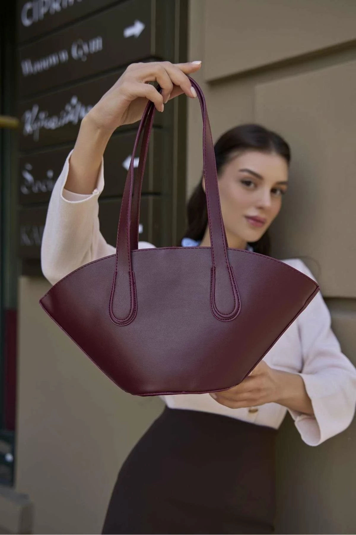 Torba za roko, temno rdeča (Claret Red) Zoozie, MK1020224SV10-002