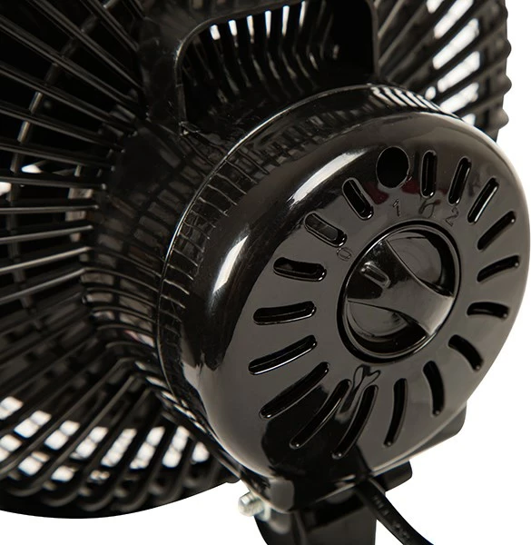 Prenosni namizni ventilator z objemko, BLOW 44-023#, 15 cm, 25 W, črn