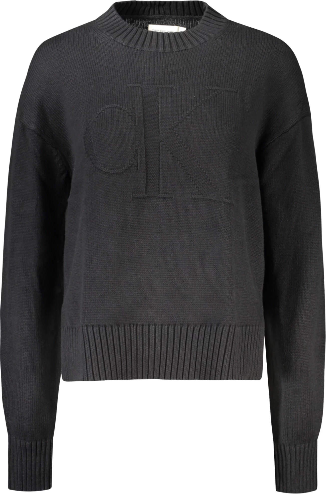 Ženski pulover Calvin Klein, črn