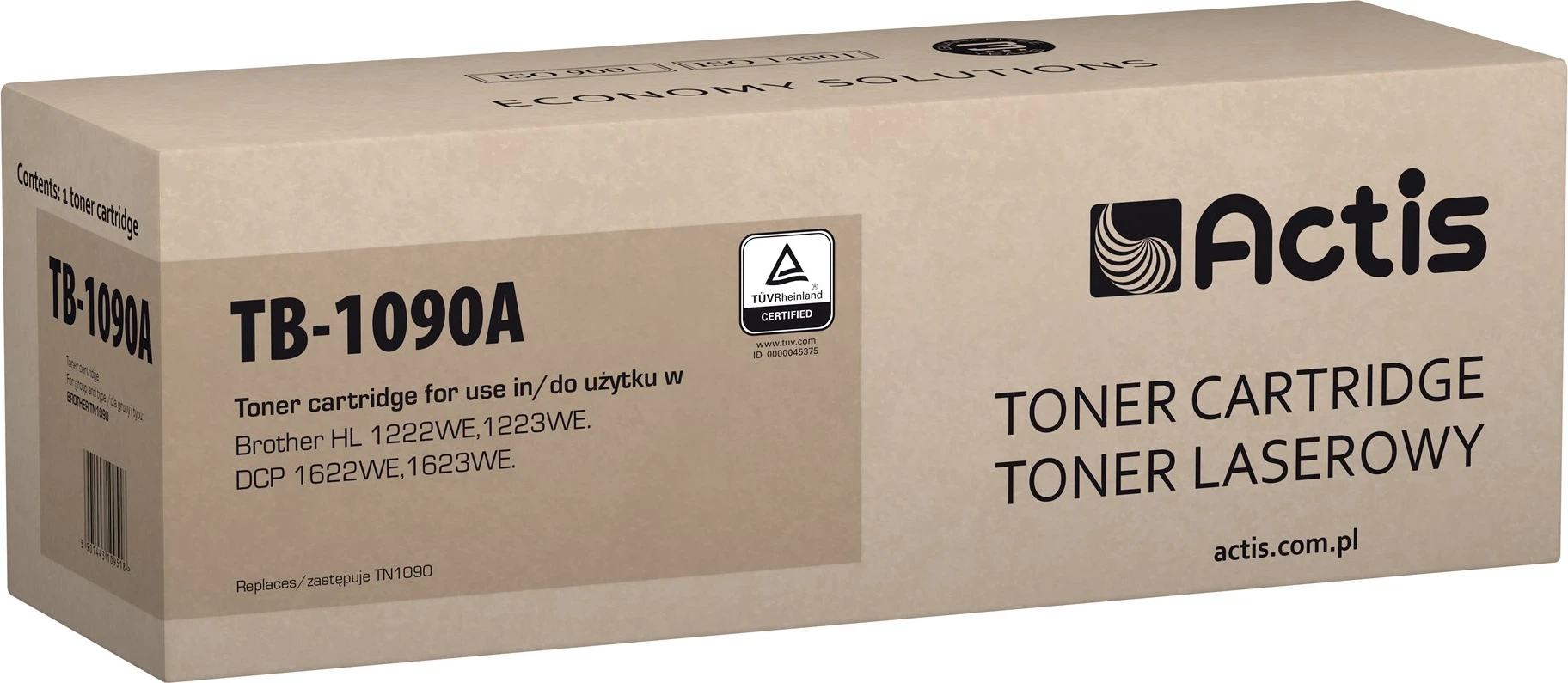 Zamenjalni toner črn Actis TB-1090A za tiskalnike Brother