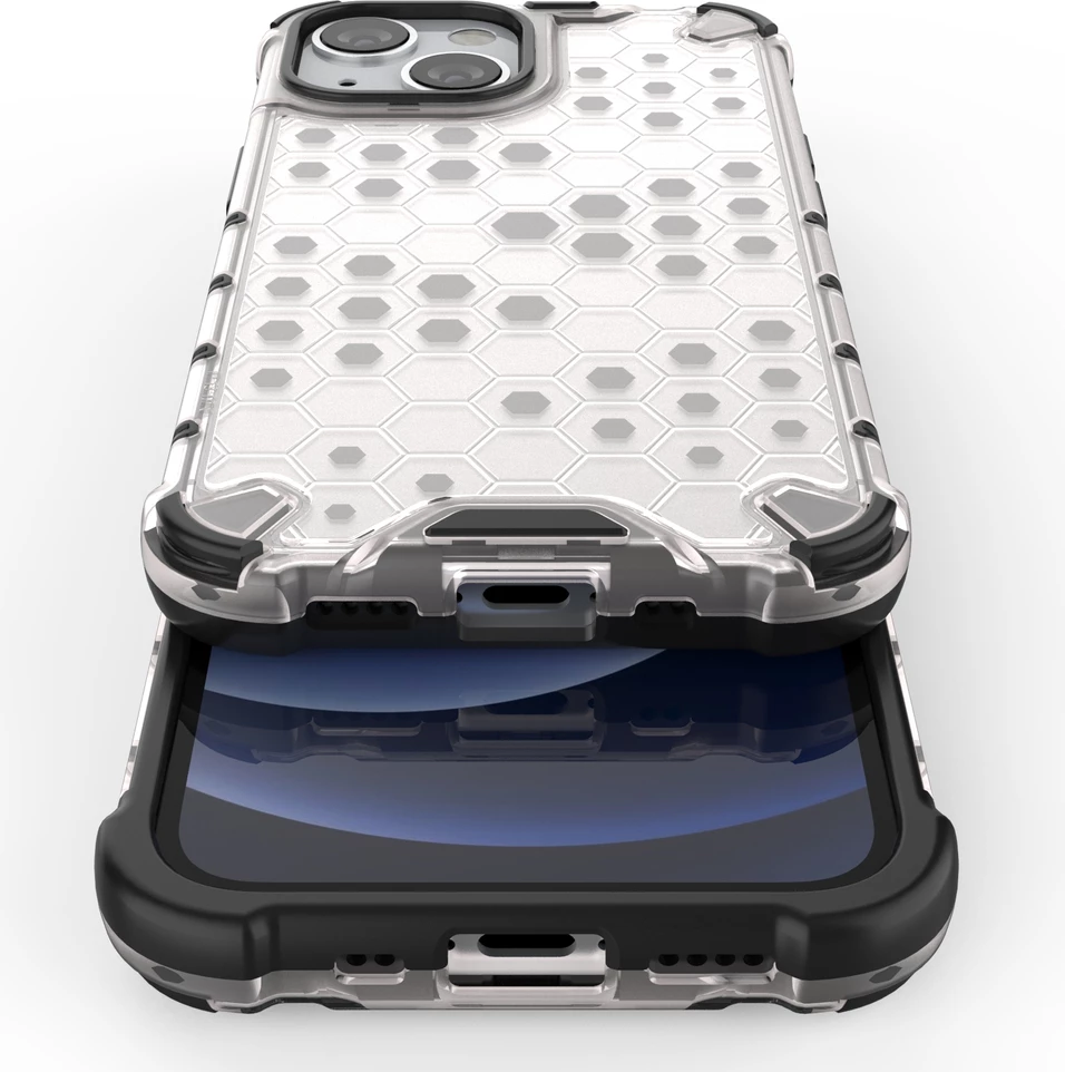 Ovitek za telefon Hurtel Honeycomb za iPhone 13 mini, zelen