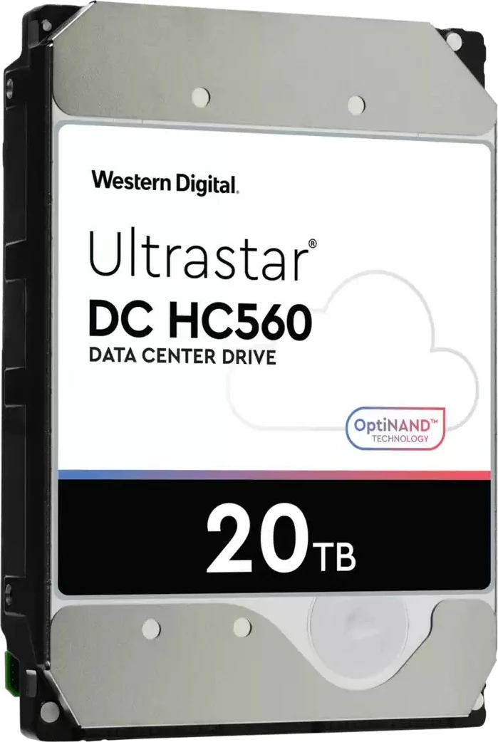Trdi disk 20 TB, 7200 RPM, 512 MB, 3,5", Serial ATA Western Digital Ultrastar DC HC560