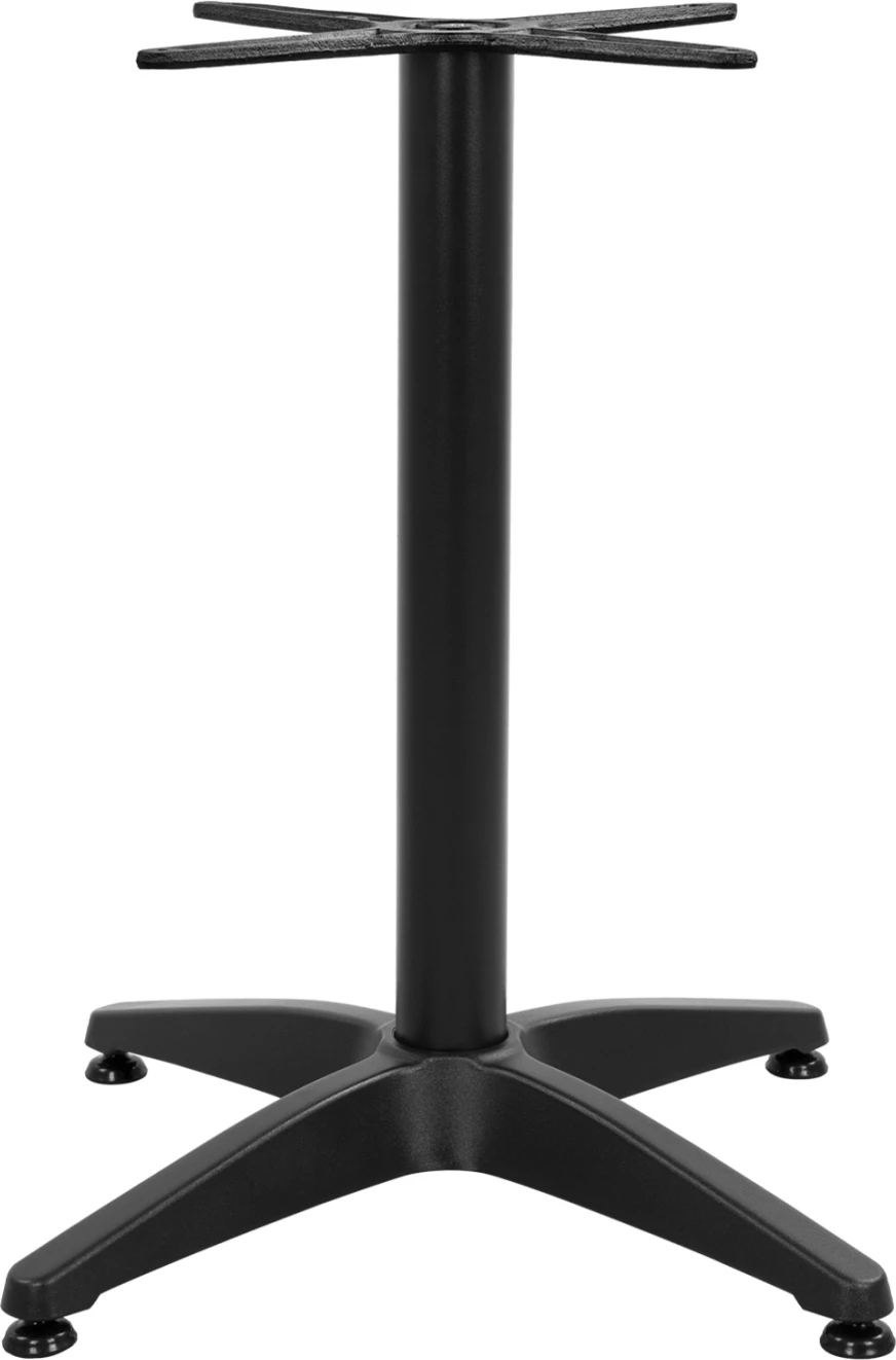 Aluminijasta osnova 4 noge 65x65x70 cm s križem 48x48 cm FH448.03 Črna