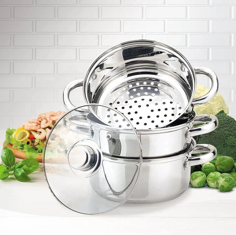 Parna lonec, 3 L, 20 cm, nerjaveče jeklo Maestro MR-2900-20