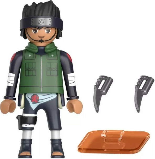 Akcijska figura Asuma, Playmobil Naruto Shippuden 71119, z dodatki