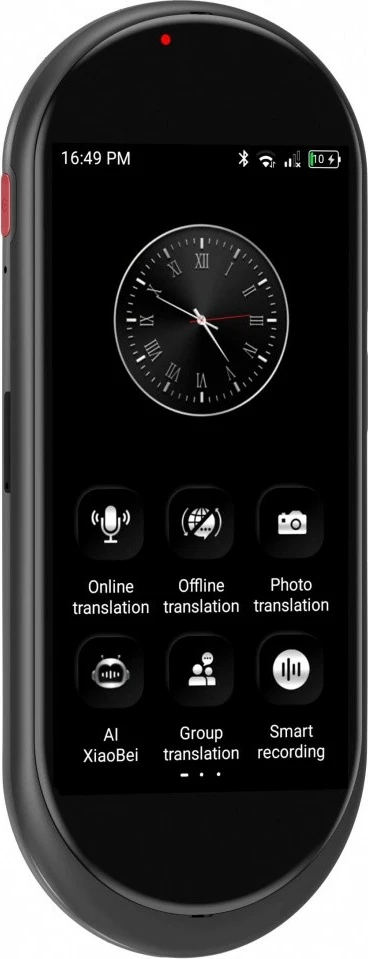 Elektronski prevajalnik Maxcom mTalk MT100 4G, 1500 mAh, črn