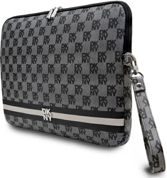 Ovitek za prenosnik, 16", motiv šaha, črn, DKNY Sleeve