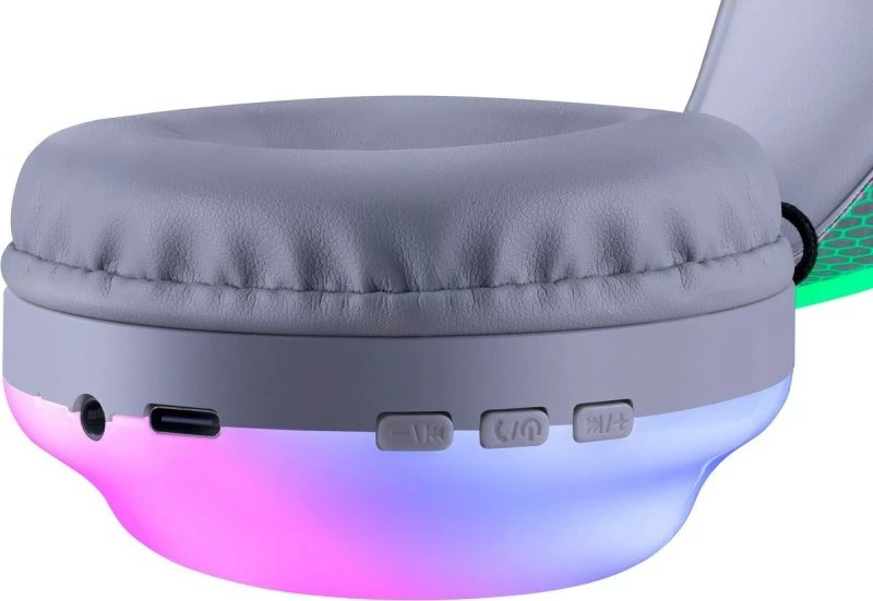 Brezžične slušalke z LED-lučmi Defender FreeMotion B651, sive