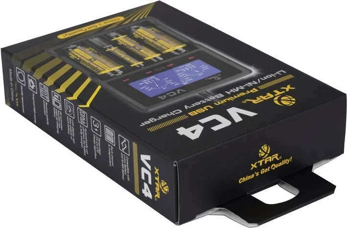 Universalni polnilnik za baterije XTAR VC4SL, 18650