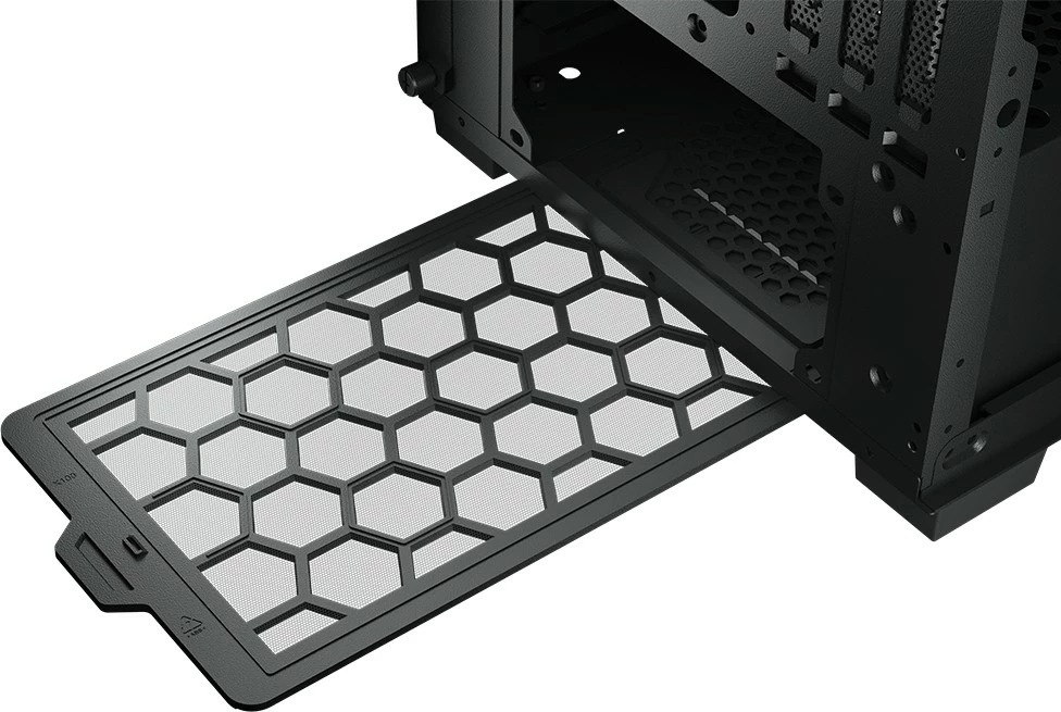 Računalniško ohišje midi Cougar DuoFace Pro ARGB, črne barve