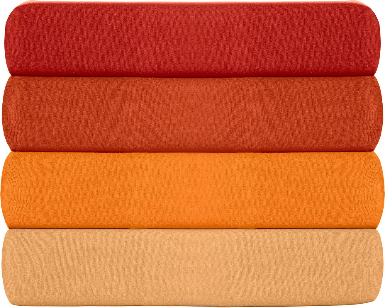Prevleke za blazine Oxford, komplet (2 kosa) L'Essentiel Linge de Maison, oranžna, 50 x 70+5 cm