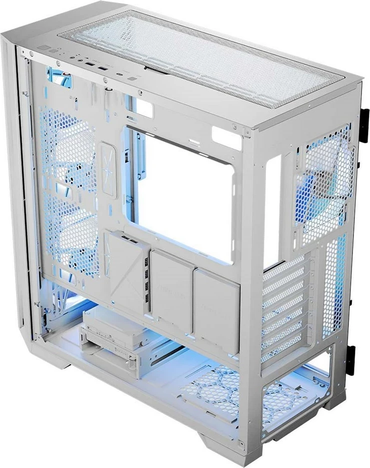 Ohišje MODECOM HORIZON ARGB Flow MIDI, USB 3.0 x2, CYPE-C, belo