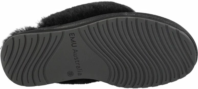 Topli natikači EMU Australia Jolie W, črni