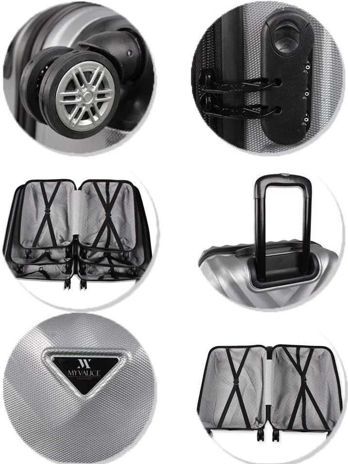 Potovalni kovček, rožnato zlata, Zoozie Bags, 6920