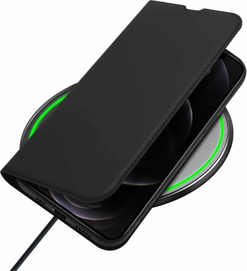 Ovitek Skin Pro Bookcase za iPhone 13 Pro, Dux Ducis, črn