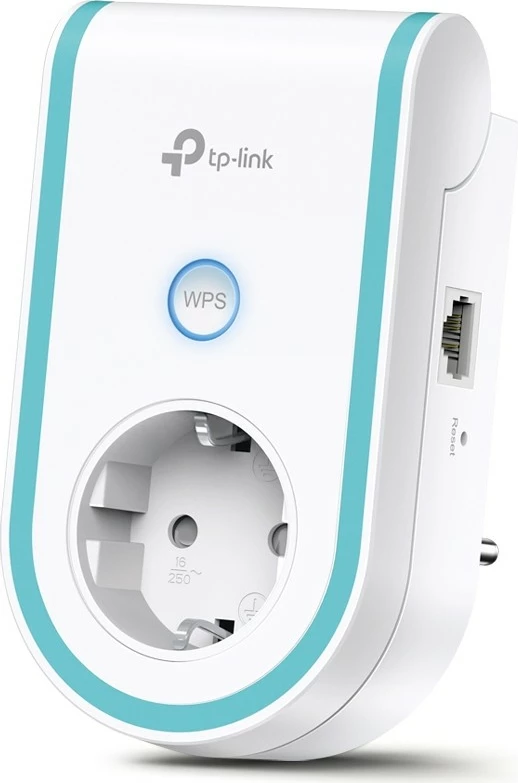 Repeater omrežja TP-Link RE365, 867 Mbit/s, 10,100 Mbit/s, bel