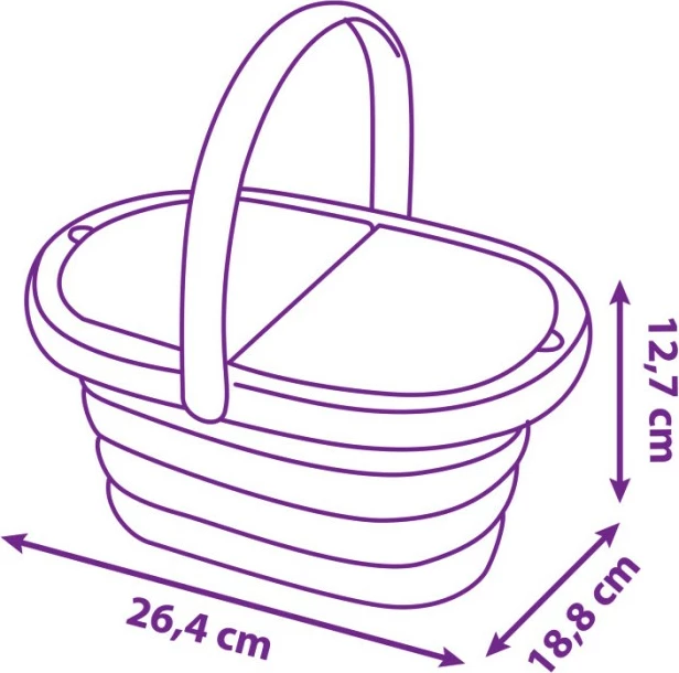 Igralni piknik komplet, 19 kosov, večbarven, Smoby Stitch