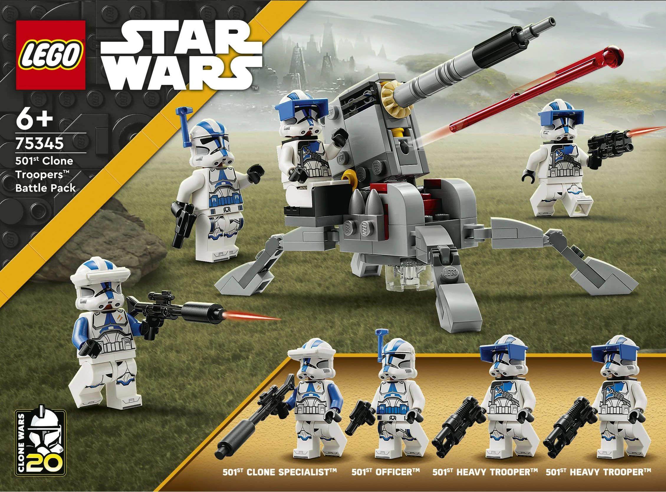 Set za gradnjo 501st Clone Troopers LEGO Star Wars, 119 kosov, večbarven