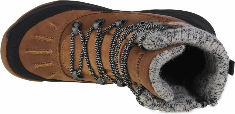 Zimske čevlje Merrell za ženske, rjavi