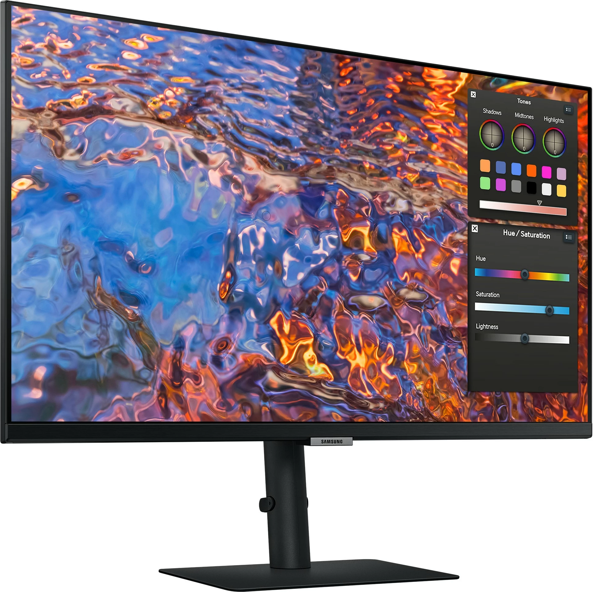 27" 4K Ultra HD LED monitor, črn - Samsung S80PB