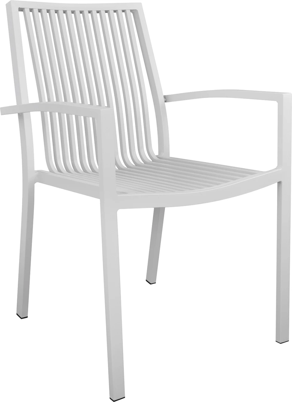 Aluminijasti naslanjač BRONCA bel FH5130.01 54,2x59x83,5 cm