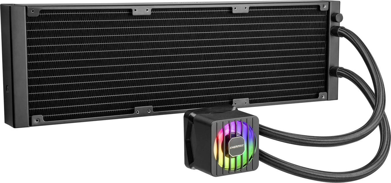 Vodna hladilna naprava, 420 mm, RGB, črna Enermax LIQMAXFLO ELC-LMF420T-ARGB