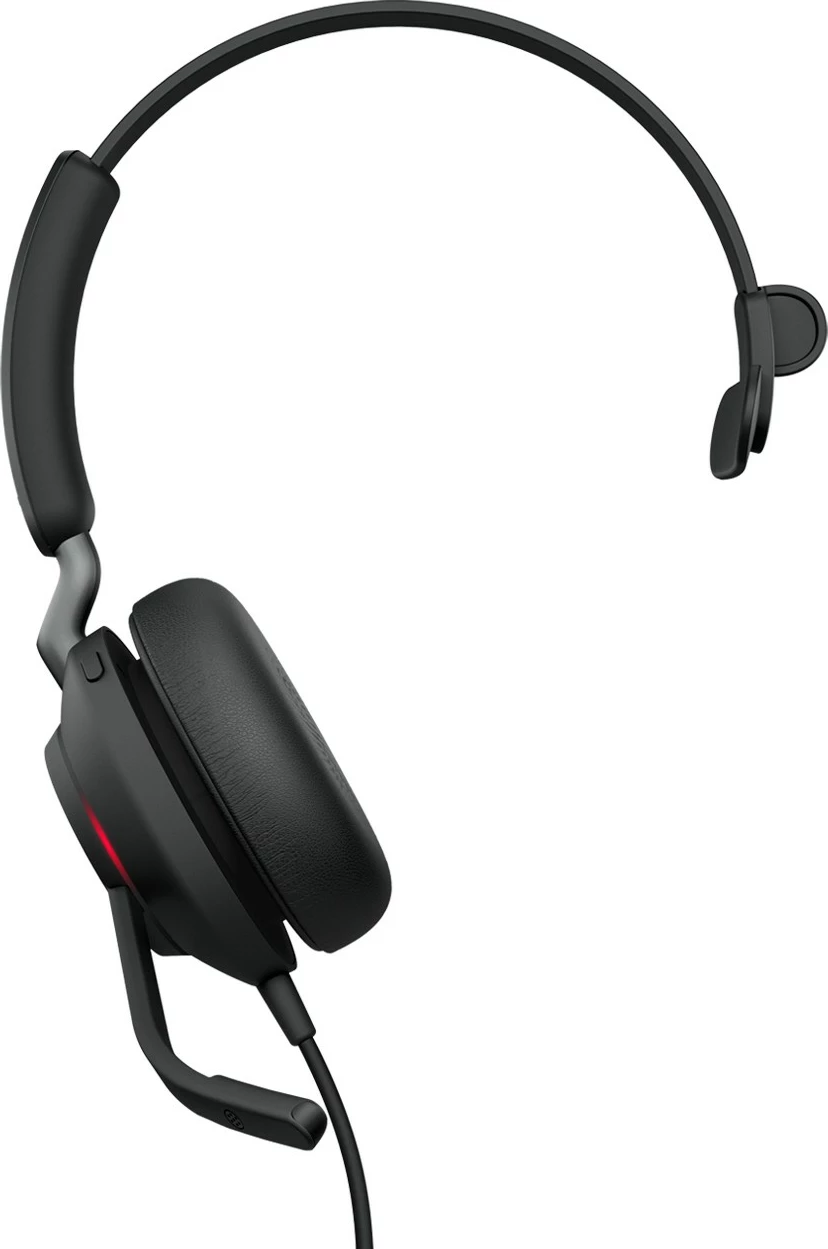 Mono poslovne slušalke Jabra Evolve2 40 SE UC USB-C, črne