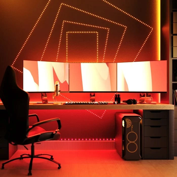 Večbarvna LED luč Twinkly TWD400STP-TEU, 2000 mm