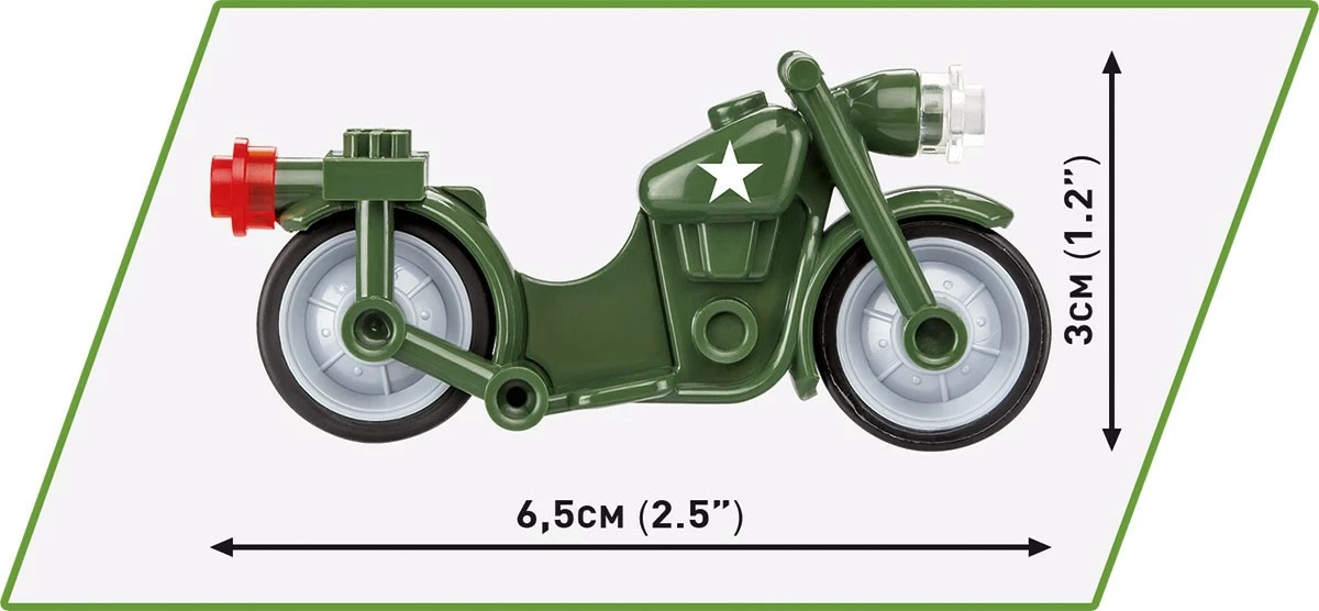 Gradbeni set katedra kontrole U.S. Control Tower Cobi Klocki, 664 kosi, z figuricami in motorjem