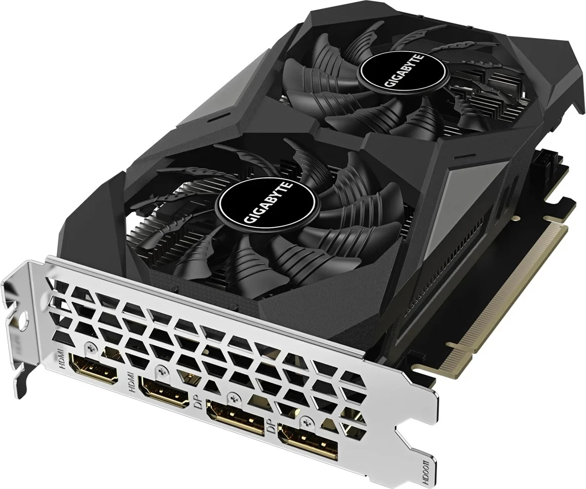 Grafična kartica Gigabyte GeForce RTX 3050 WINDFORCE OC V2 6G, 6 GB GDDR6, srebrna