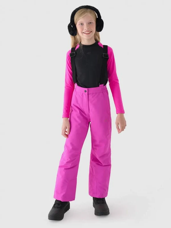 Skijaške hlače za otroke 4F, roza