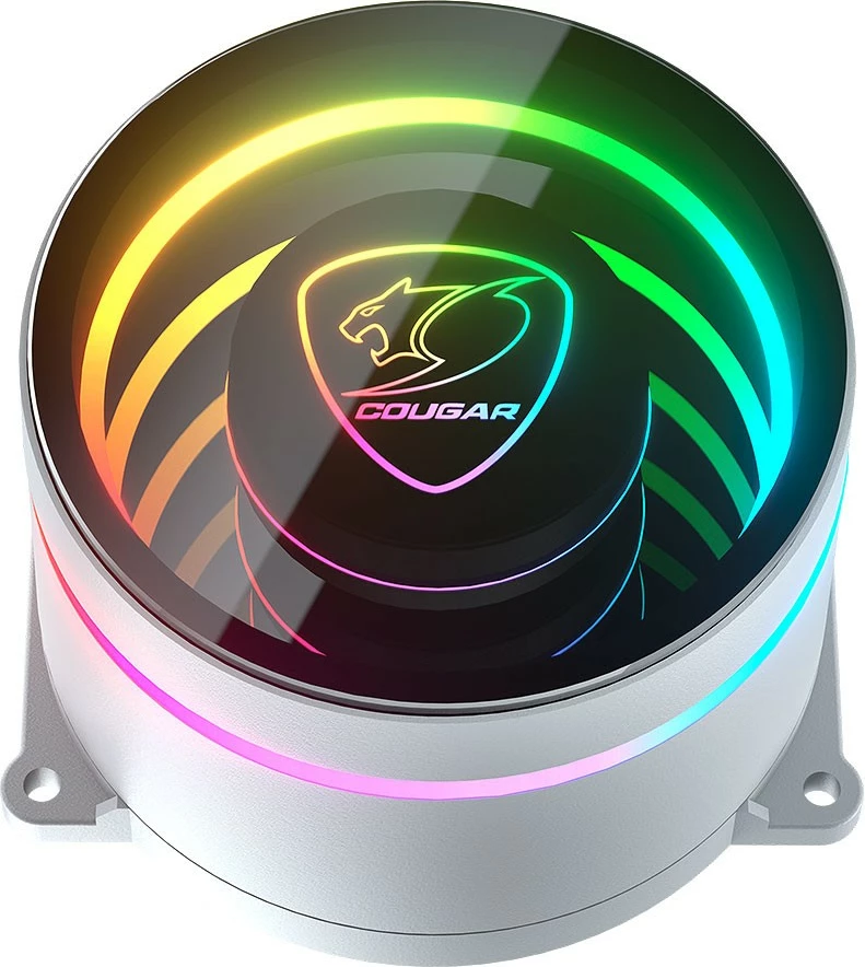Hladilnik z vodnim hlajenjem za CPU Cougar Poseidon Elite 240 ARGB, bel