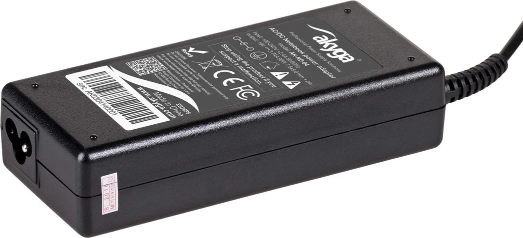 Polnilec za prenosnik Akyga AK-ND17, črn