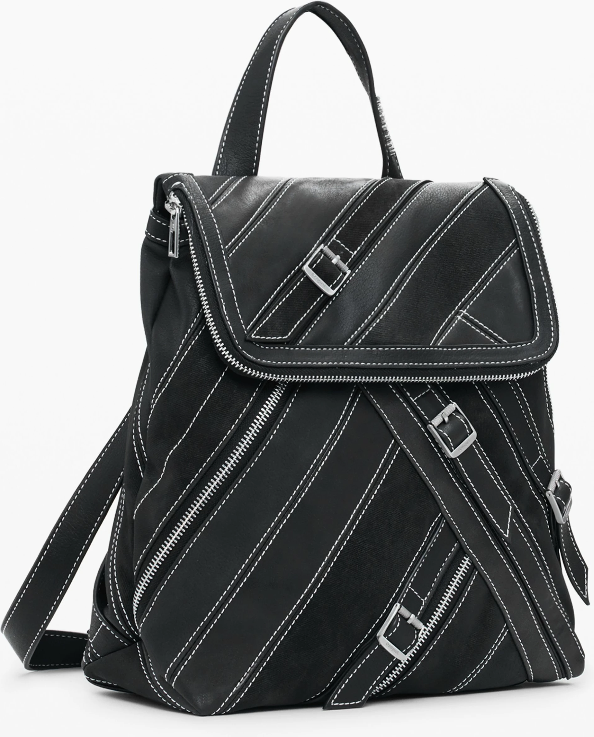 Nahrbtnik Fibonacci Hampton, ženski, črn, DESIGUAL