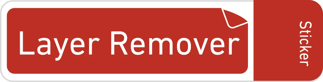 Nalepke za odstranjevanje prevlek SBS, 900 kosov, rdeče