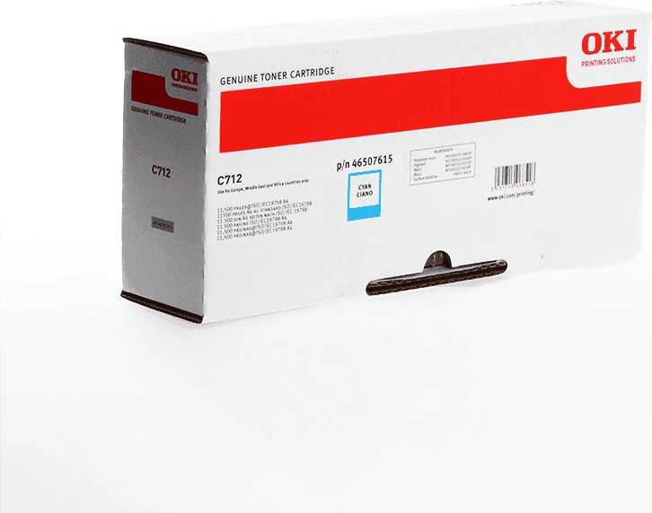 Toner kartuša OKI 46507615, 11.500 strani, cijan