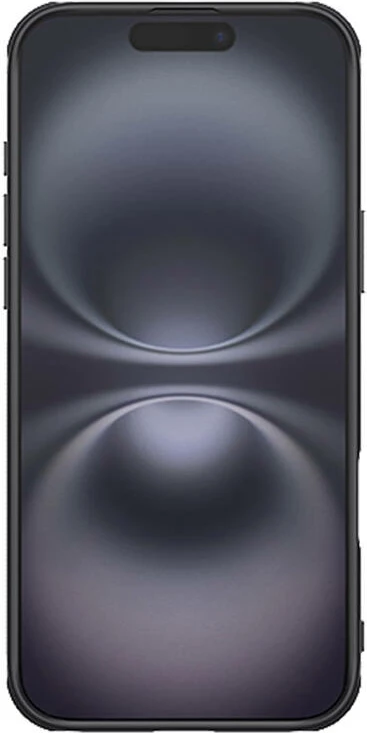 Ovitek za telefon Super Frosted Shield Pro Nillkin za iPhone 16 Plus, črn