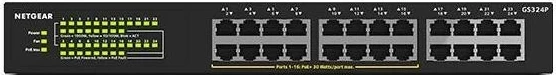 Nemanagean stikalo z 24 LAN vrati, 16 PoE — Netgear GS324P-100EUS