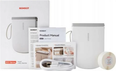 Termični tiskalnik etiket Niimbot D11 H, bel