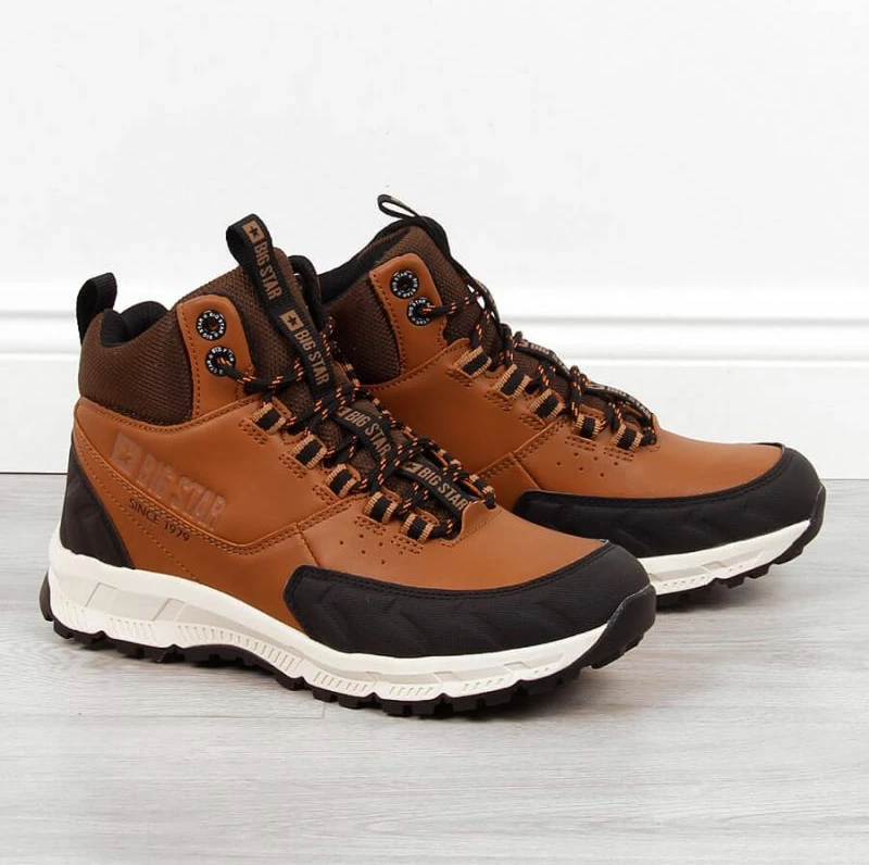 Visoke pohodne superge Big Star Jr II274453, rjave — za fante