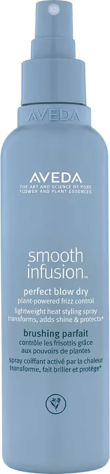 Sprej za izravnavanje las za ženske Aveda Smooth Infusion Perfect Blow Dry, 200 ml