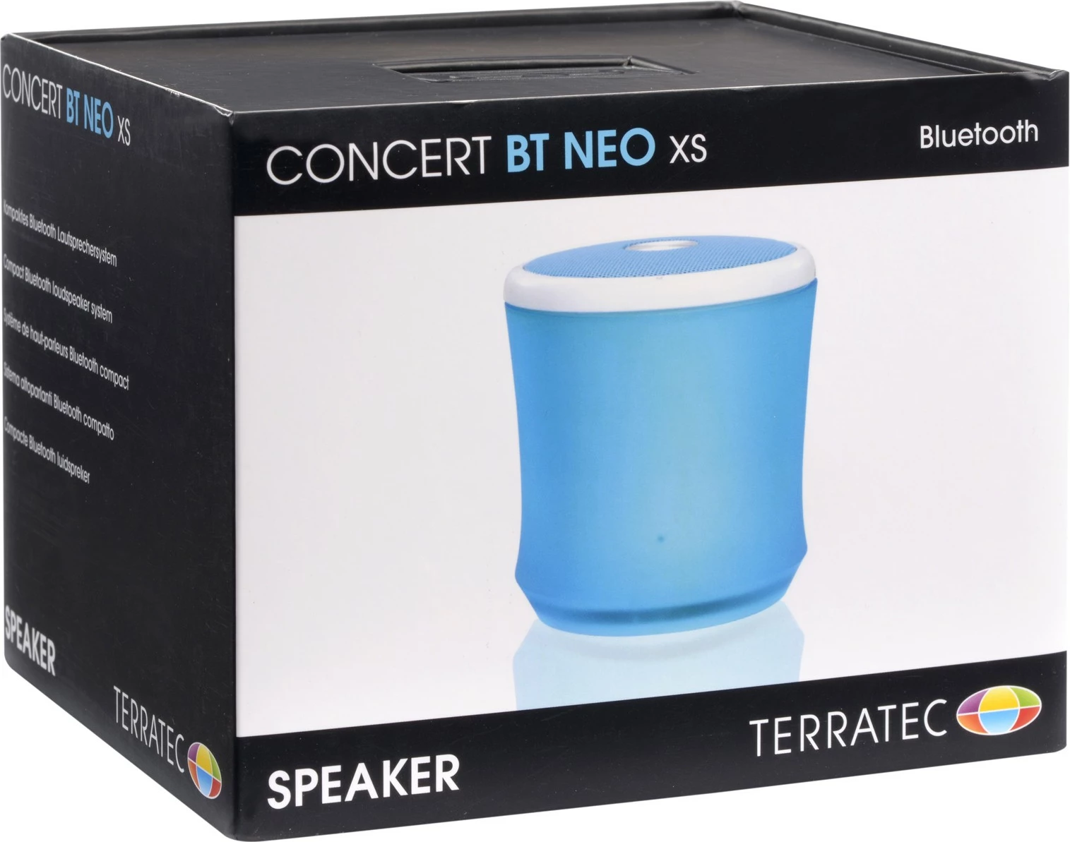 Prenosen zvočnik TerraTec CONCERT NEO xs, Bluetooth 2.1+EDR, 500 mAh, 2,2 W, moder