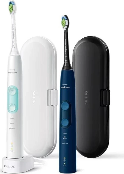 Električna zobna ščetka Philips Sonicare ProtectiveClean HX6851/34, bela in modra