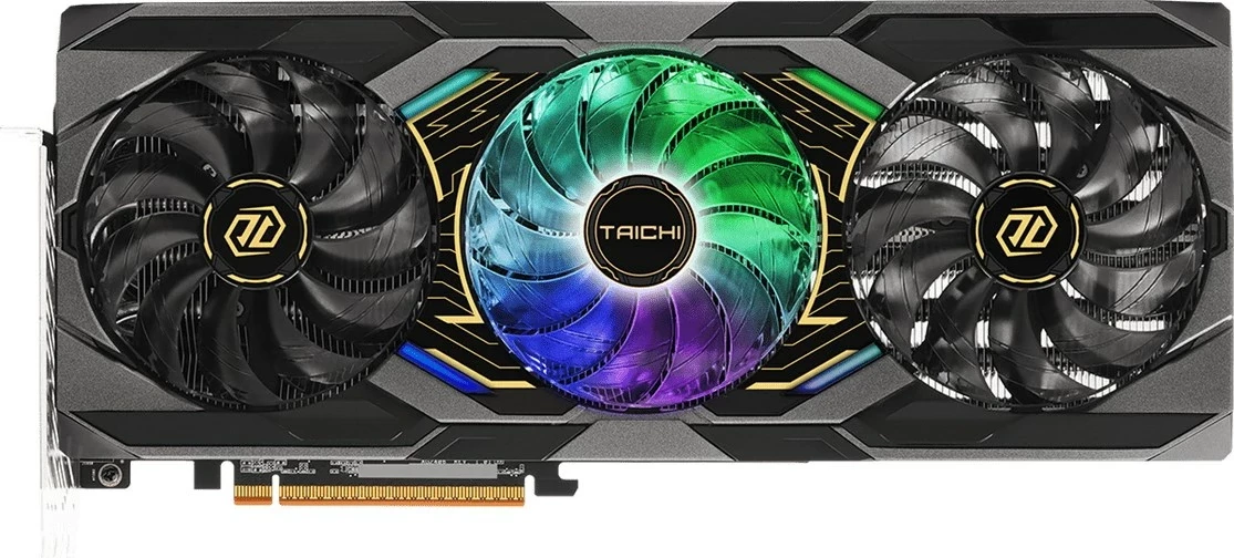 Grafična kartica Taichi Radeon RX 9070 XT OC, Asrock, 16 GB GDDR6, črna
