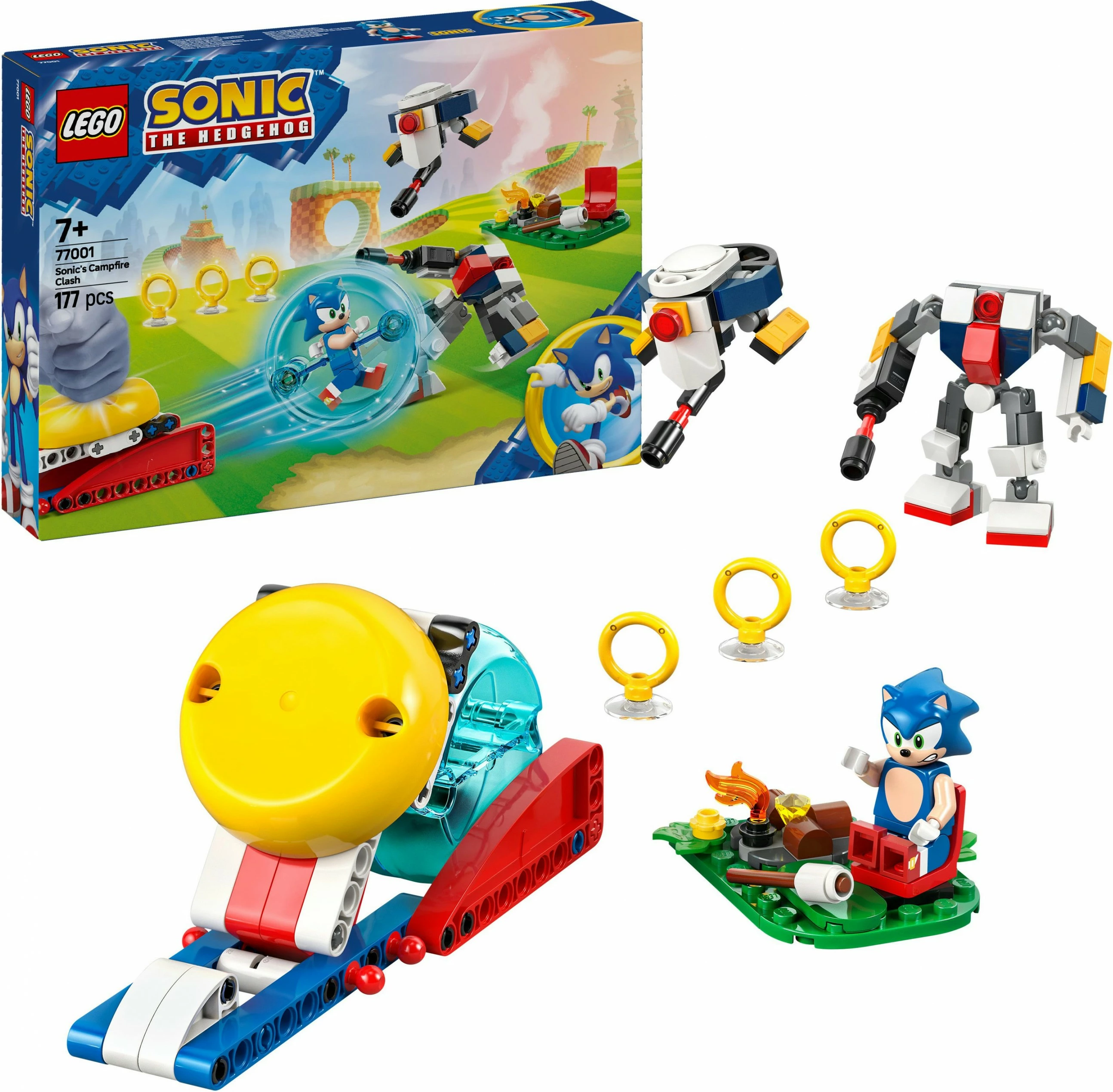 Set gradnikov Sonic the Hedgehog 77001, 177 kosov