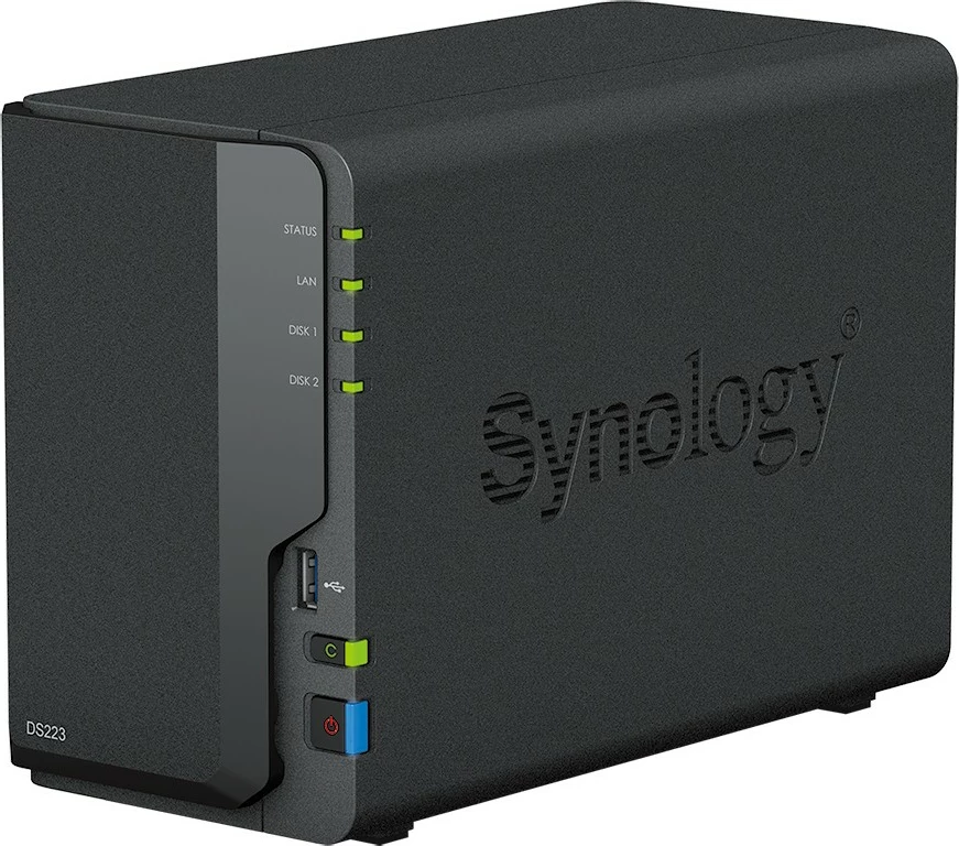NAS Synology DiskStation DS223, namizni, Realtek RTD1619B, 2 GB DDR4