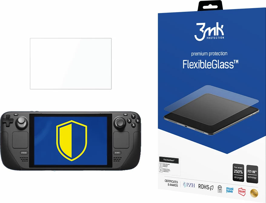 Zaščita zaslona FlexibleGlass 3mk za Valve Steam Deck, prozorna