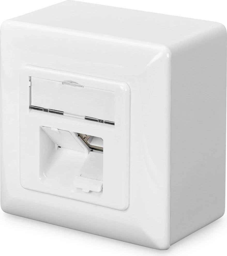 Omrežna vtičnica CAT 6, 2xRJ-45, bela, DIGITUS DN-9006-N